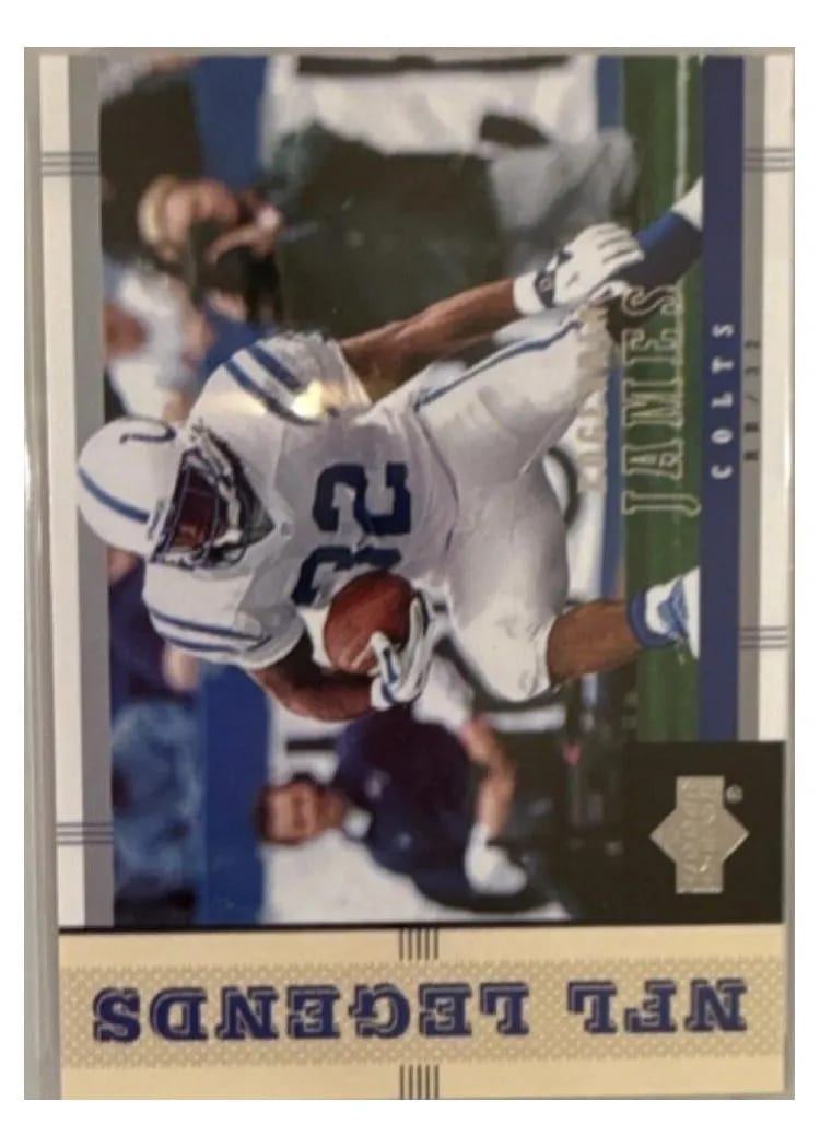 2004 Upper Deck Legends Edgerrin James #38 card
