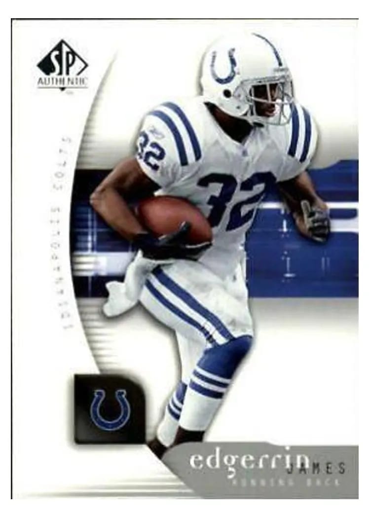 2005 SP Authentic Edgerrin James #37 card