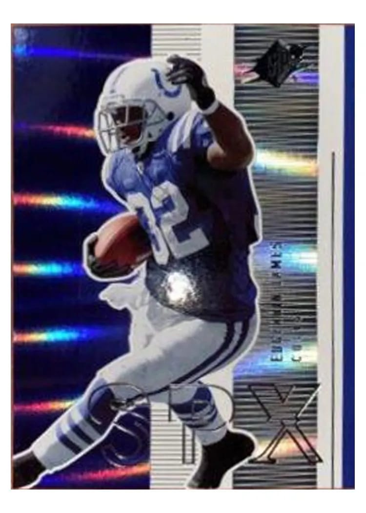2005 Spx Edgerrin James #39 card
