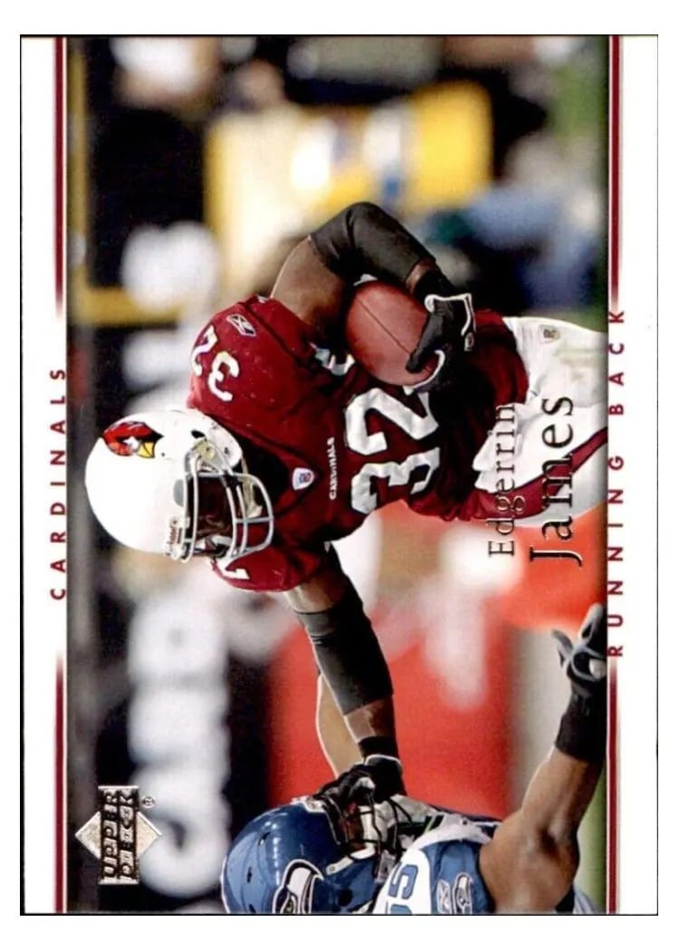 2007 Upper Deck Edgerrin James #2 card