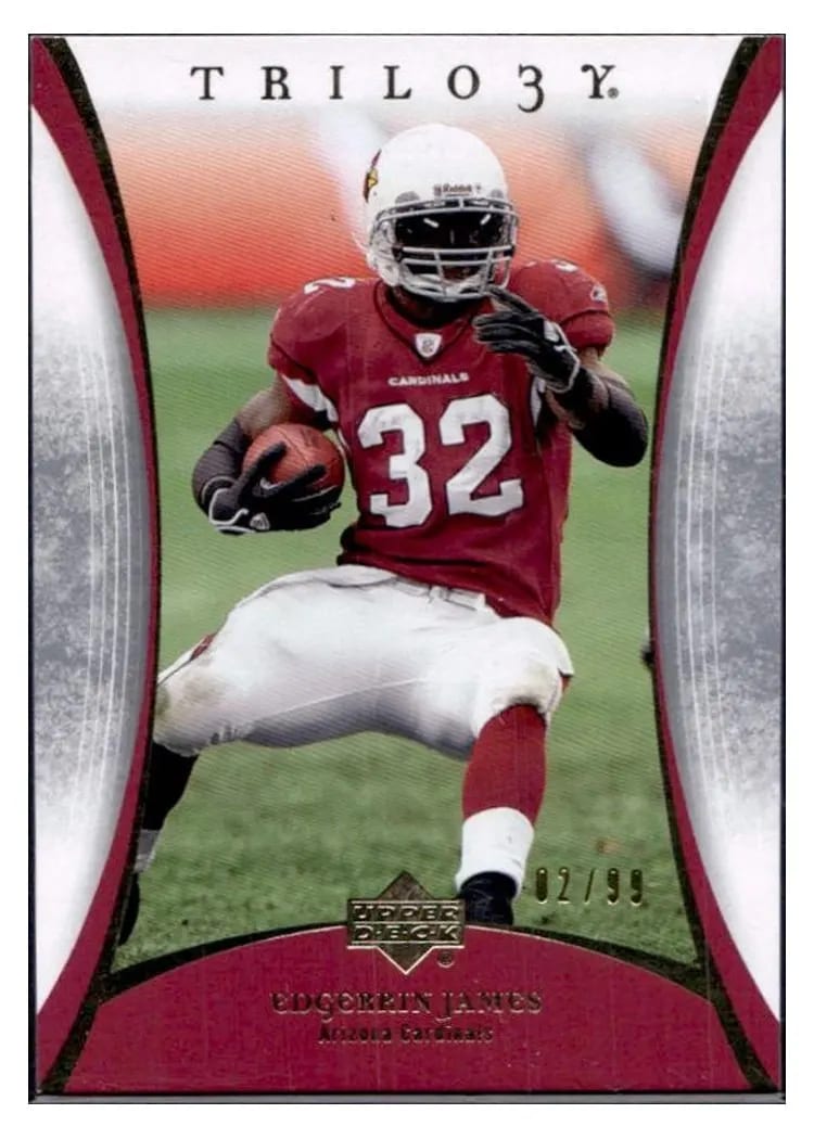 2007 Upper Deck Trilogy Edgerrin James #4 card