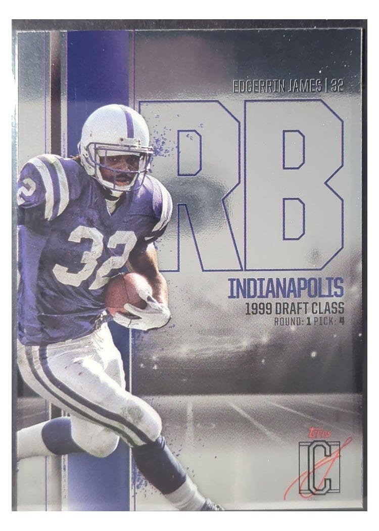 2024 Topps Signature Class Base Chrome Variation Edgerrin James #BCV-21 card