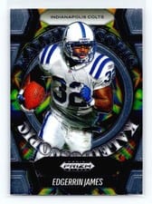 2025 Panini Prizm Black Kaleidoscopic Edgerrin James #5 card