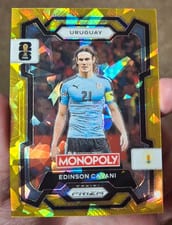 2026 Panini Prizm Monopoly FIFA World Cup Edinson Cavani #70 card