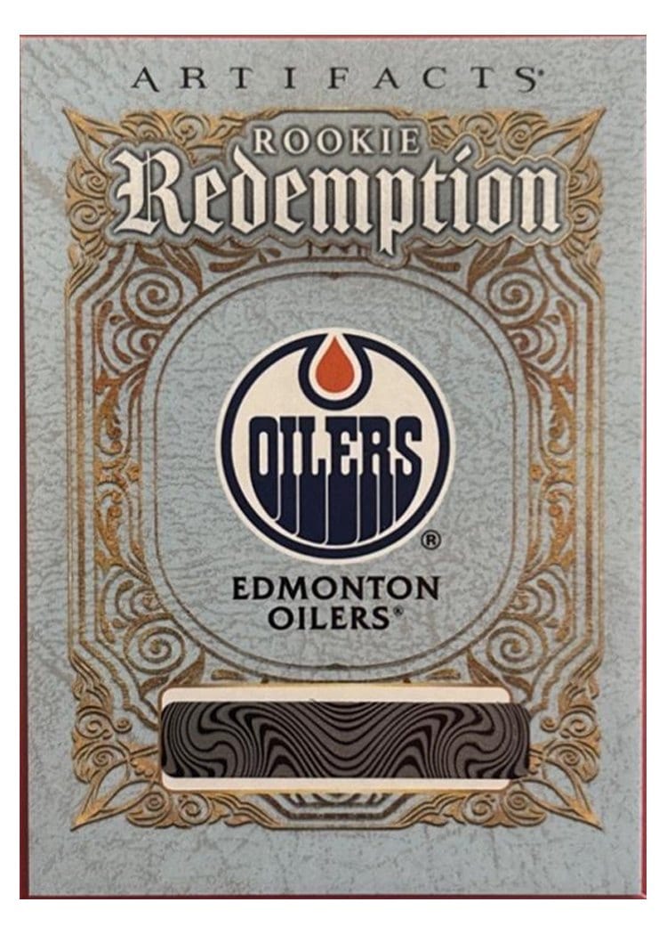 2025-26 Upper Deck Artifacts Base Rookie Redemption Edmonton Oilers #RED-211 card