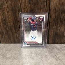 2024 Bowman Chrome Prospects Autographs Eduardo Beltre #CPA-EB card