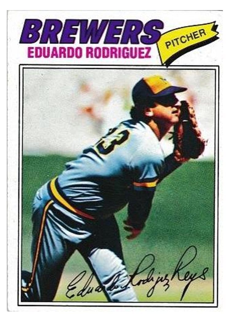 1977 Topps Eduardo Rodriguez #361 card