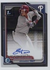 2024 Bowman Chrome Prospects Autographs Eduardo Tait #CPA-ET card