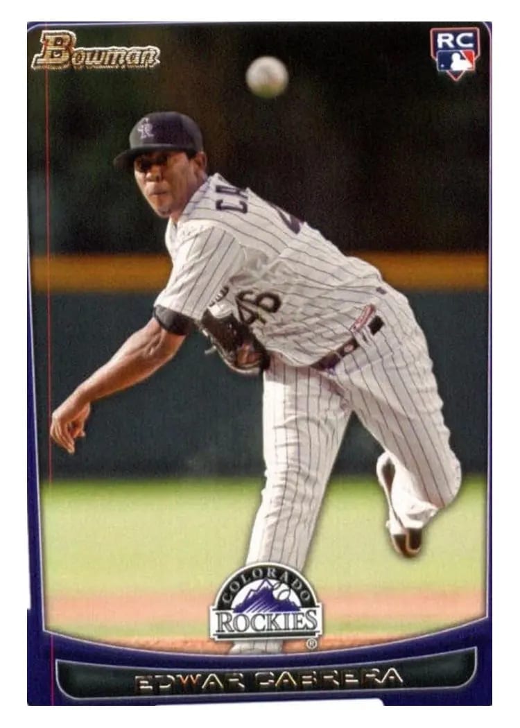 2012 Bowman Draft Edwar Cabrera #27 card