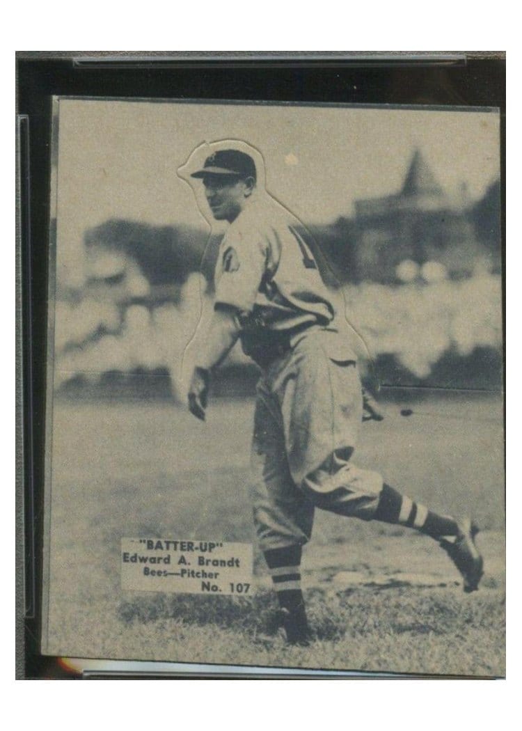 1934 Batter Up Edward A. Brandt #107 card