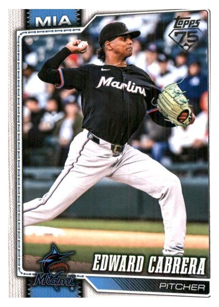 2026 Topps Base Set Edward Cabrera #288 card