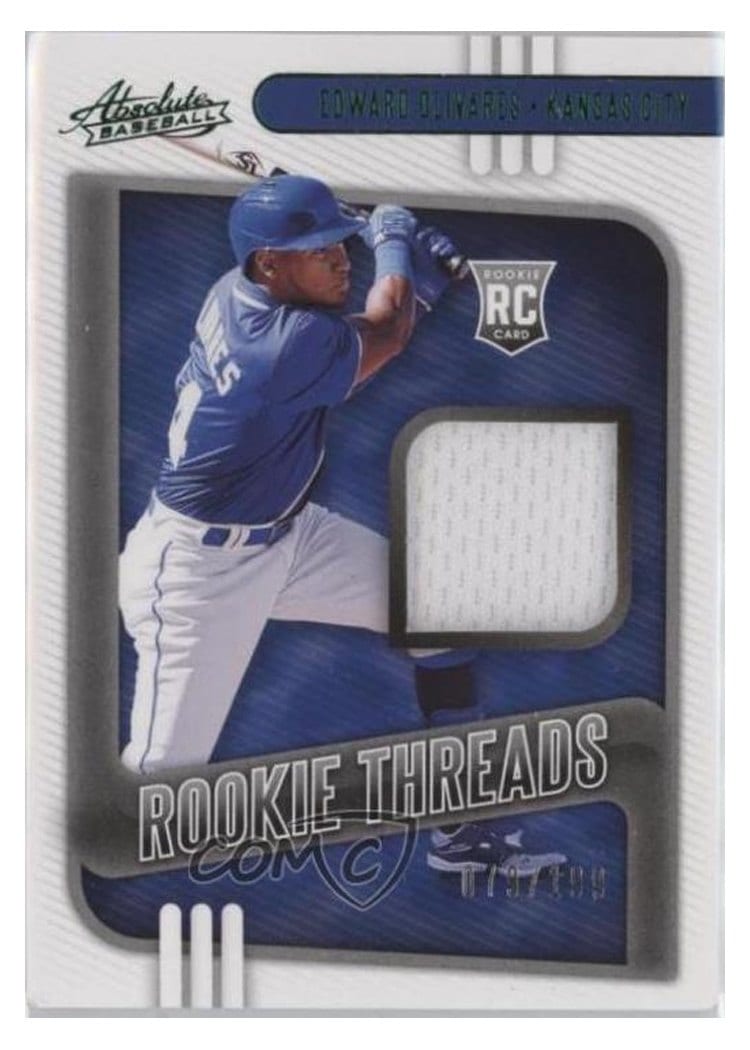 2021 Panini Absolute Rookie Threads Edward Olivares #RT-EO card
