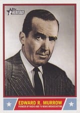 2025 Topps Heritage Notable Americans Edward R. Murrow #NS-74 card