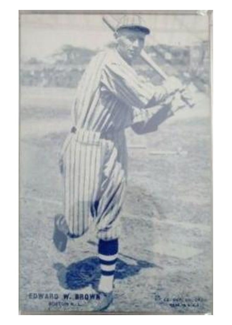 1928 Exhibits Edward W. Brown card
