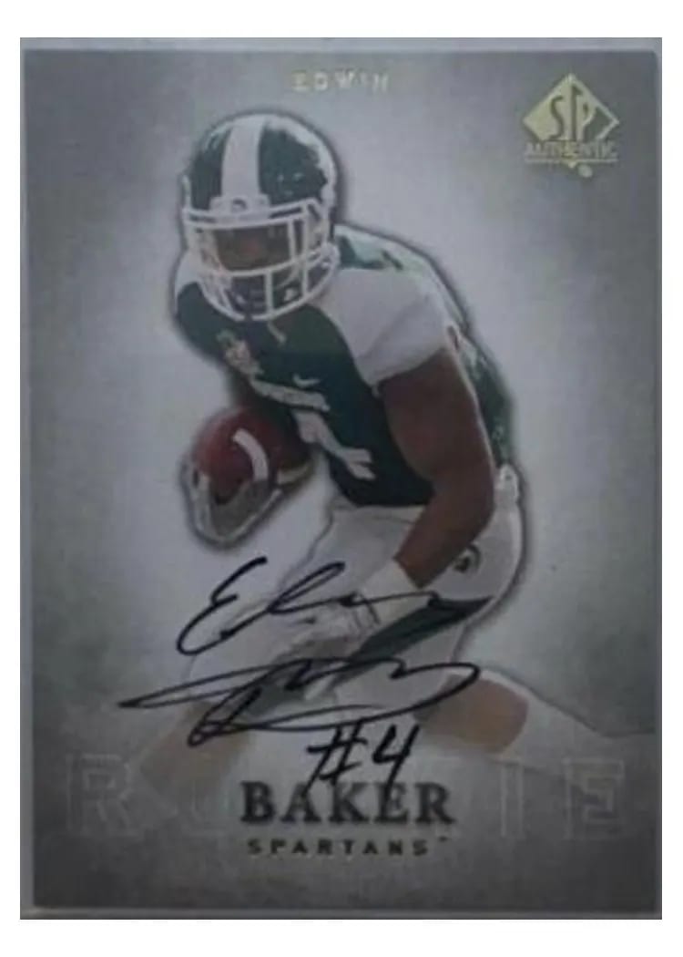 2012 SP Authentic Edwin Baker #124 card