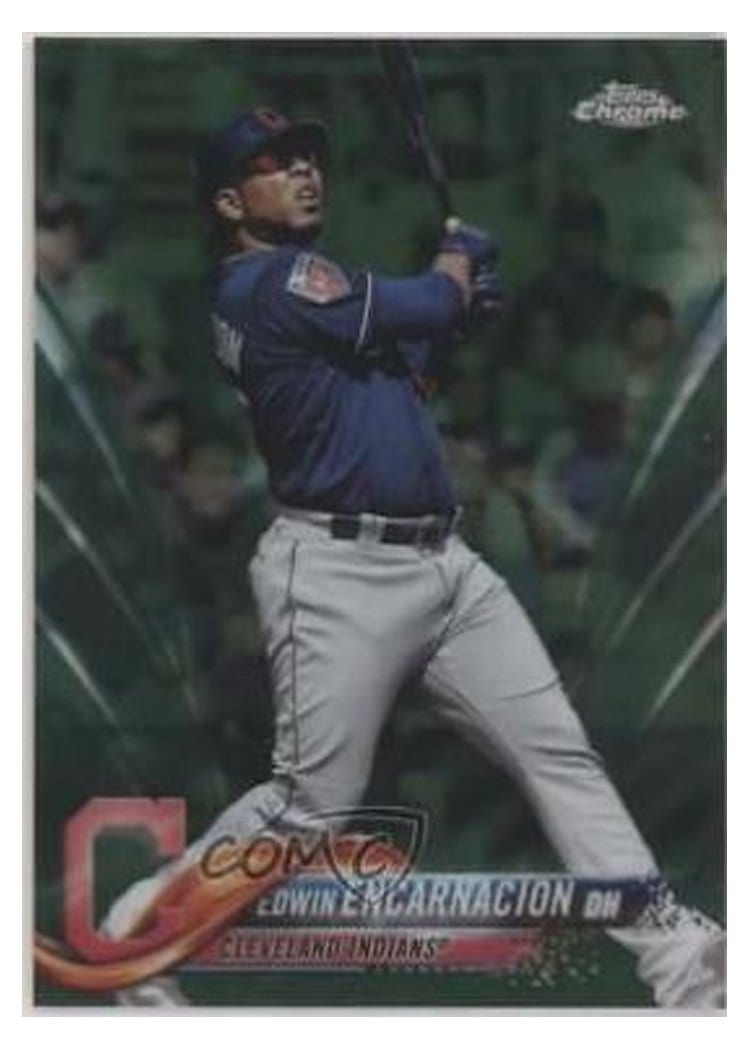 2018 Topps Chrome Base Set Edwin Encarnacion #199 card
