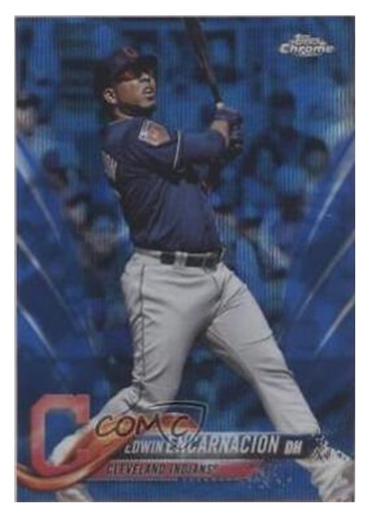 2018 Topps Chrome Base Set Edwin Encarnacion #199 card