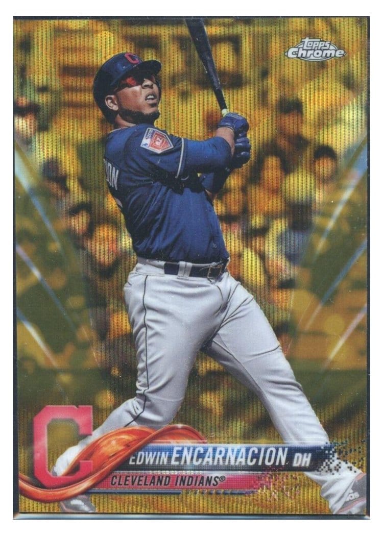 2018 Topps Chrome Base Set Edwin Encarnacion #199 card