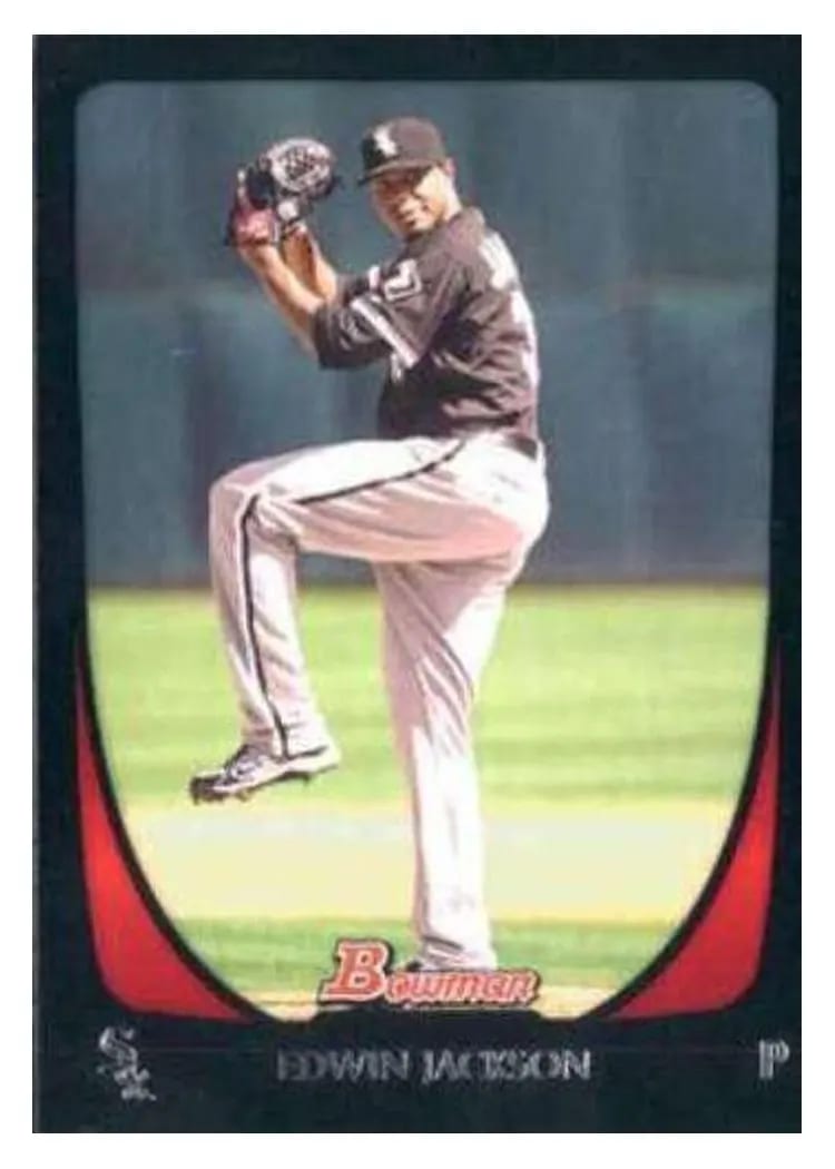 2011 Bowman Edwin Jackson #3 card