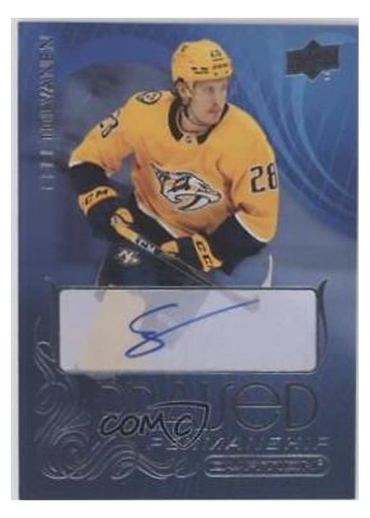 2021-22 Upper Deck Ovation Praised Penmanship Eeli Tolvanen #PP-ET card