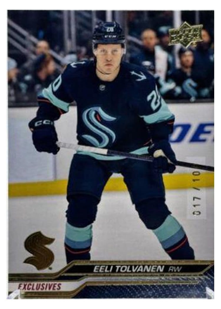 2023-24 Upper Deck Base Set Eeli Tolvanen #400 card