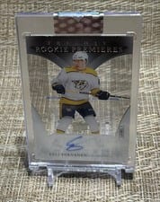 2024-25 Upper Deck Clear Cut Rookie Tribute Autos Eeli Tolvanen #RA-1N card