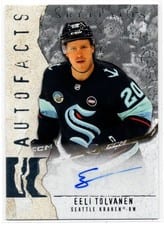 2025-26 Upper Deck Artifacts Autofacts Eeli Tolvanen #AF-ET card