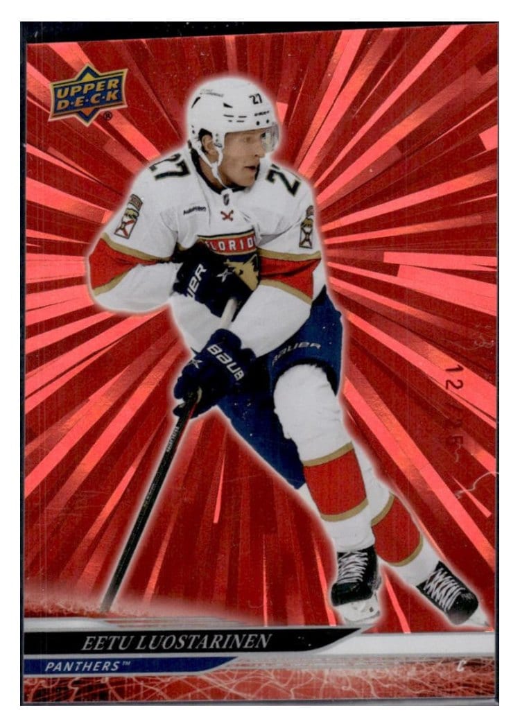 2024-25 Upper Deck Base Set Eetu Luostarinen #321 card