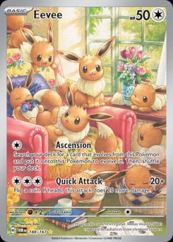 2024 Twilight Masquerade Eevee #188 card