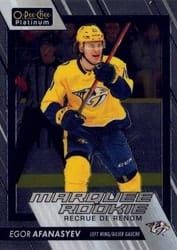 2023-24 O-Pee-Chee Platinum Base Set Egor Afanasyev #207 card