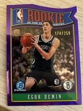 2025-26 Bowman ROY Favorites Egor Dëmin #RY-8 card