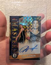 2025-26 Finest Masters Autographs Egor Dëmin #MA-ED