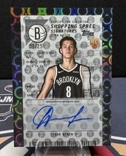 2025-26 Topps Shopping Spree Signatures Egor Dëmin #SSA-ED