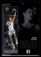 2025-26 Topps Signature Class Unfazed Egor Dëmin #FAZE-18 card