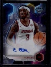 2023-24 Bowman University Best Best of 2023 Refractor Autographs El Ellis #B23-EE card