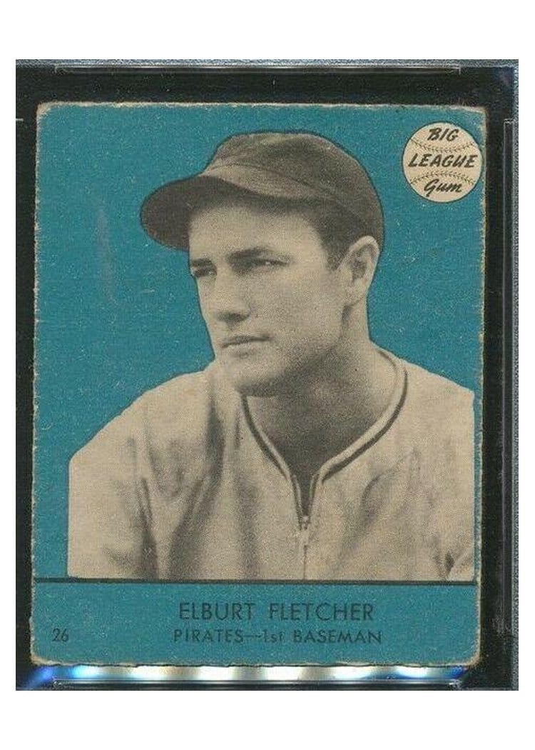 1941 Goudey Elburt Fletcher #26 card
