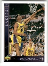 1993-94 Upper Deck Base Set Elden Campbell #123 card