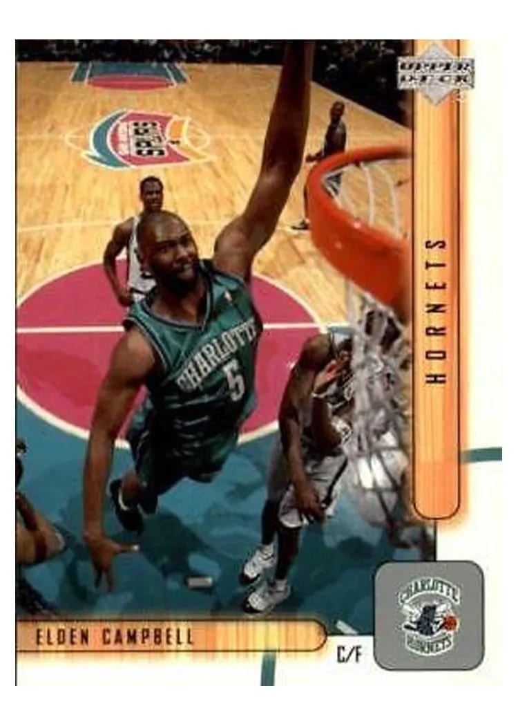 2001 Upper Deck elden campbell #16 card