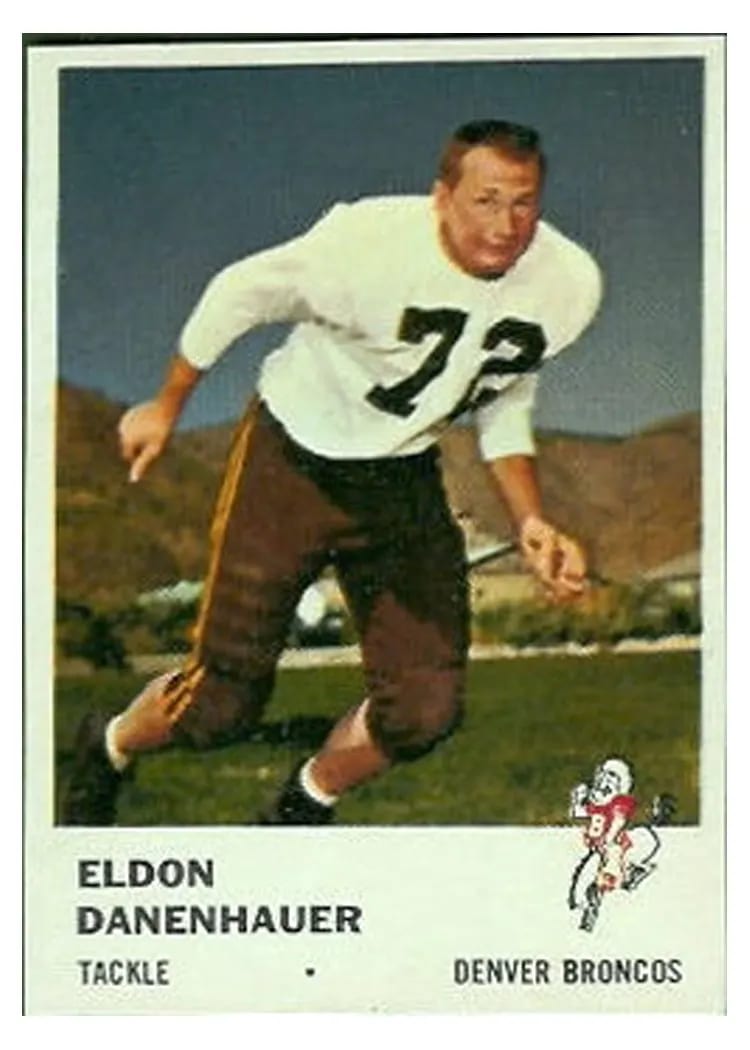 1961 Fleer Eldon Danenhauer #148 card