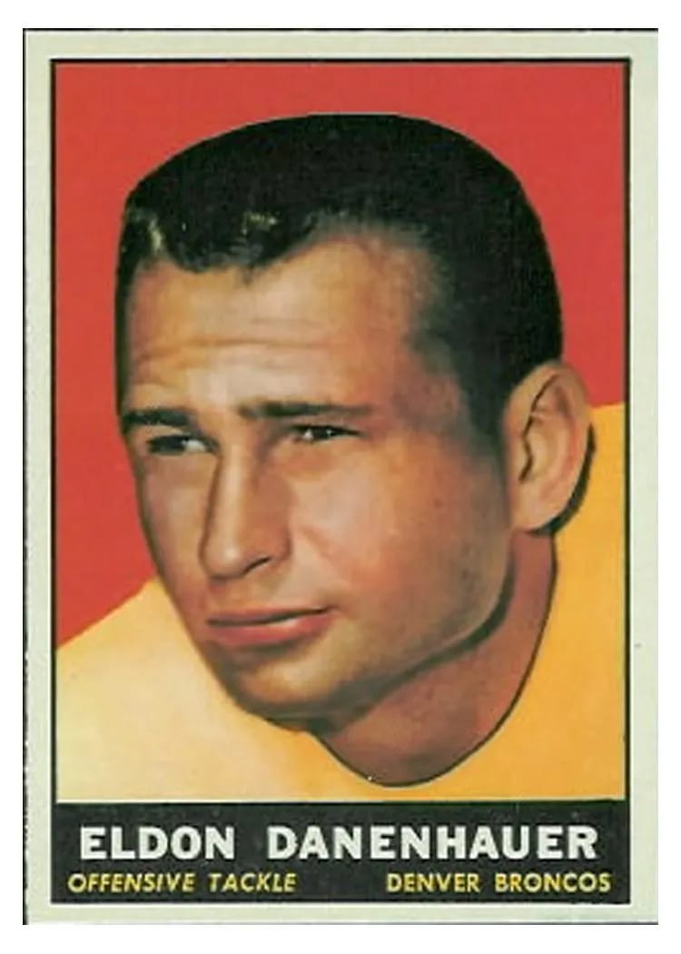 1961 Topps Eldon Danenhauer #195 card