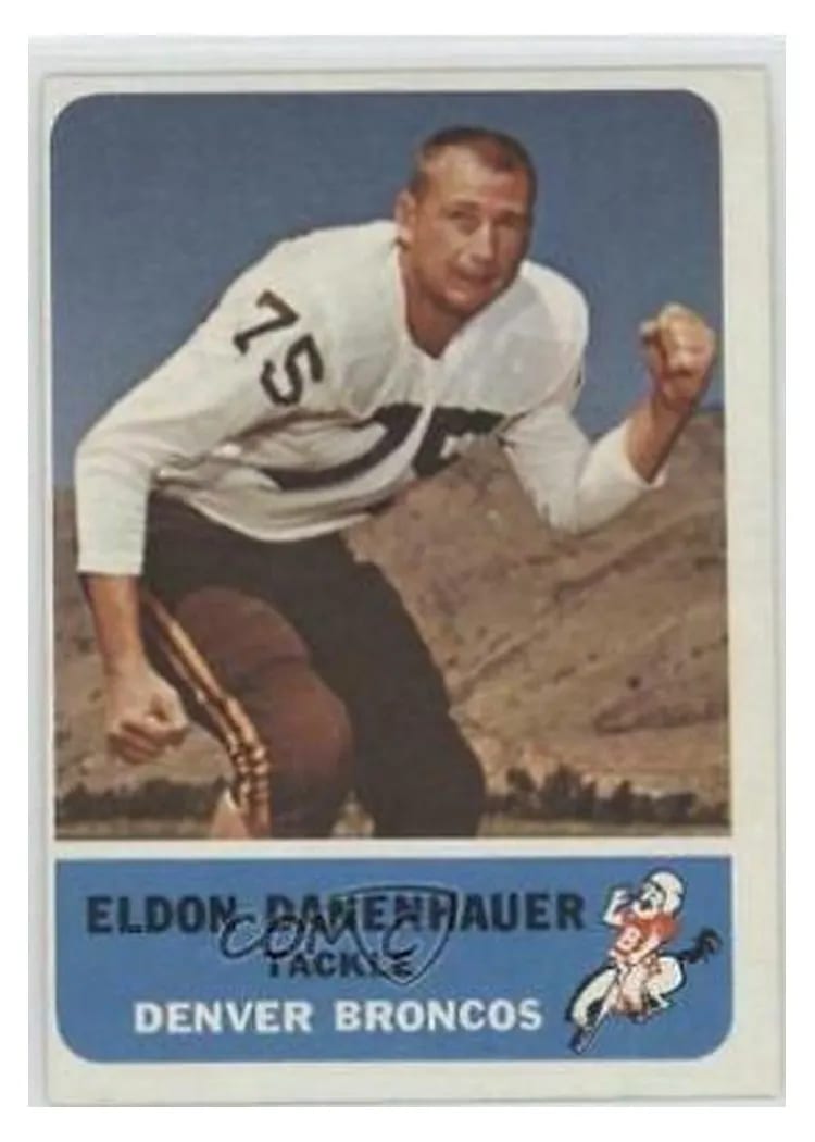 1962 Fleer Eldon Danenhauer #38 card