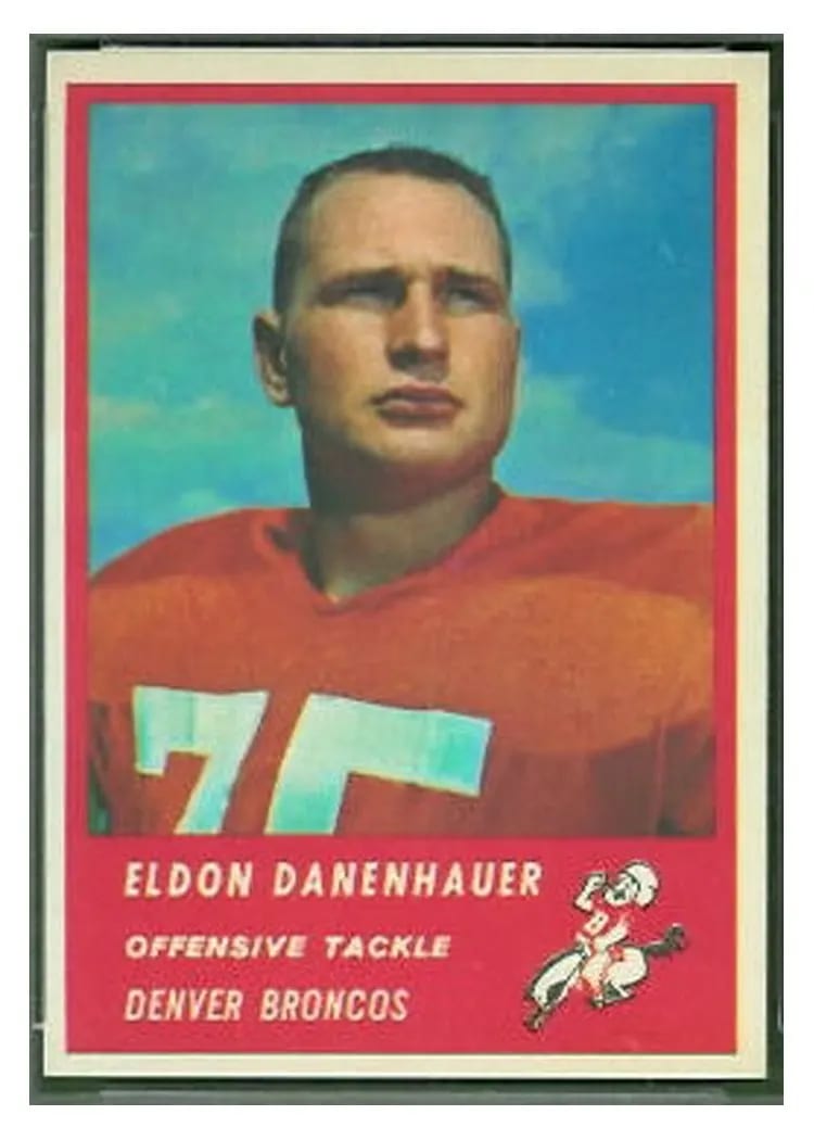 1963 Fleer Eldon Danenhauer #84 card