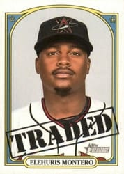 2021 Topps Heritage Minor League Base Set Elehuris Montero #199 card