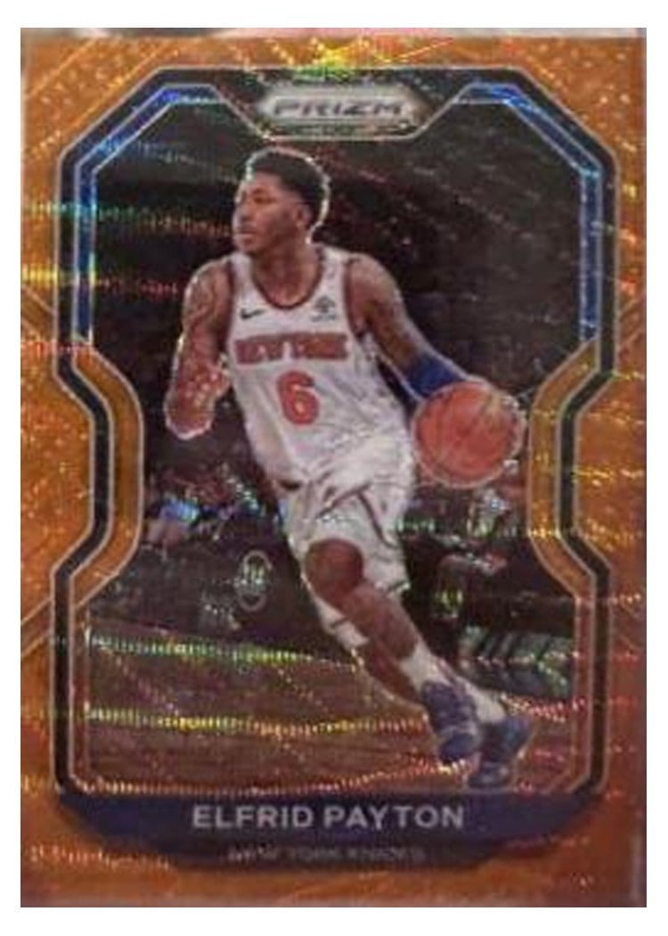 2020-21 Panini Prizm Base Set Elfrid Payton Orange Wave Prizm #25 card