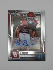 2025 Bowman University Chrome Chrome Prospect Autographs Eli Bowen #BCA-ELI card