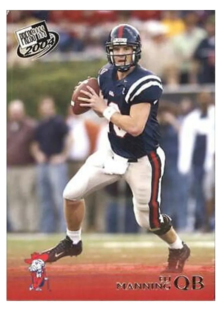 2004 Press Pass Eli Manning #4 card