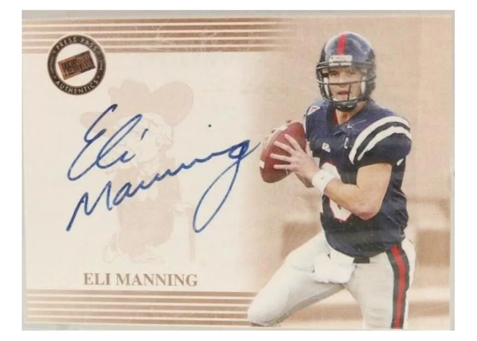 Eli Manning, 2004 Press Pass Autograph