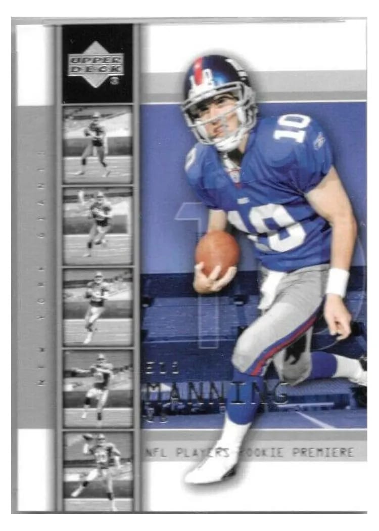 2004 Upper Deck Rookie Premiere Eli Manning #1 card