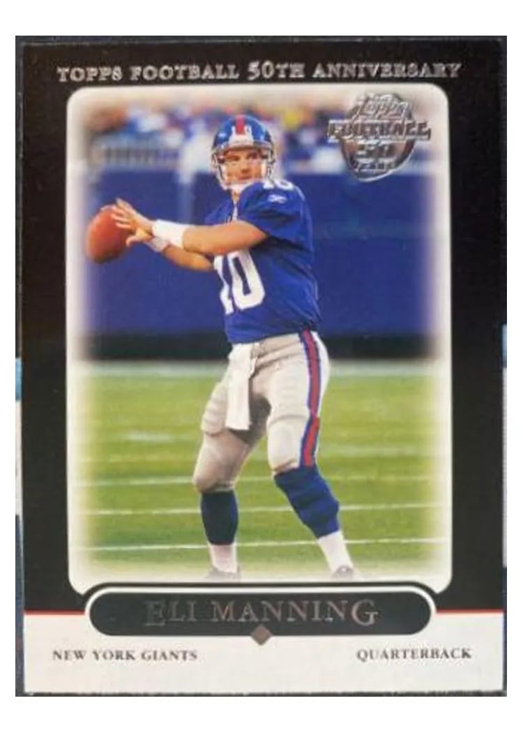 2005 Topps Eli Manning #9 card