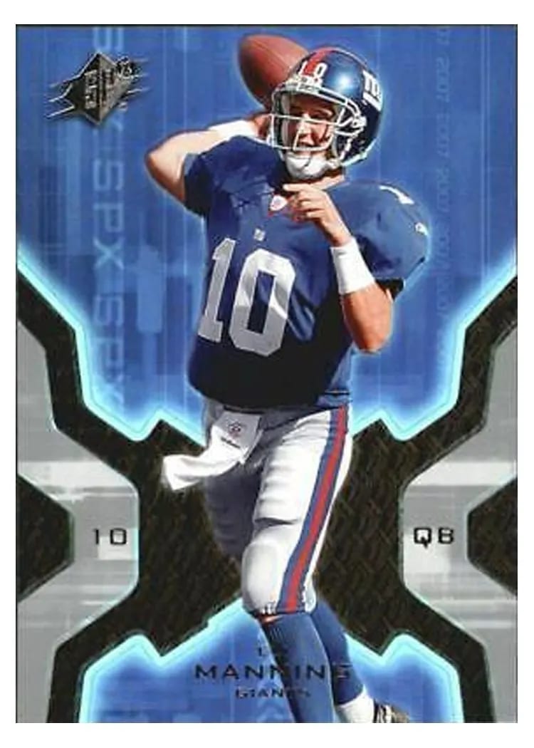 2007 Spx Eli Manning #65 card